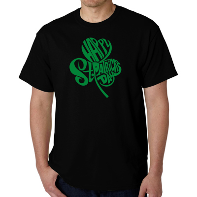Mens Word Art T-shirt - St. Patrick's Day Shamrock