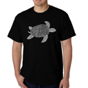  Mens Word Art T-shirt - Turtle