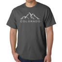  Mens Word Art T-shirt - Colorado Ski Towns