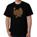  Thanksgiving - Mens Word Art T-Shirt