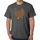 Gray XXL Thanksgiving - Mens Word Art T-Shirt