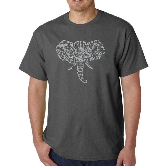 Mens Word Art T-shirt - Tusks