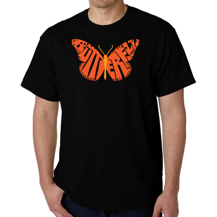 Butterfly - Mens Word Art T-Shirt