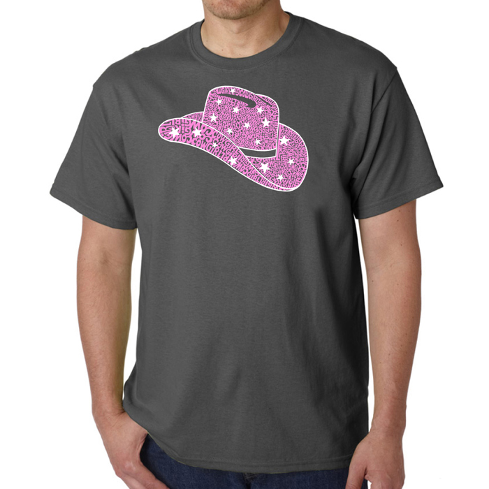 Cowgirl Hat - Mens Word Art T-Shirt