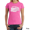 Pink Large Women's Word Art T-Shirt - THE 70'S