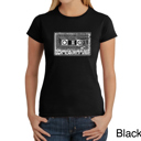  Women's Word Art T-Shirt - The 80's