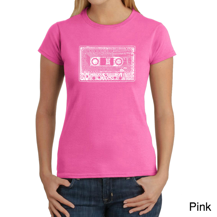 Women's Word Art T-Shirt - The 80's