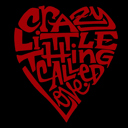  Women's Word Art T-Shirt - Crazy Little Thing Called Love