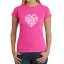  Women's Word Art T-Shirt - LOVE