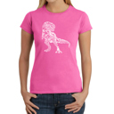  Women's Word Art T-Shirt - Dino Pics