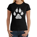  Women's Word Art T-Shirt - Dog Mom