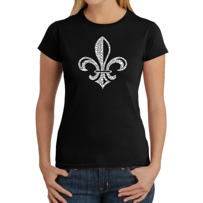 Women's Word Art T-Shirt - LYRICS TO WHEN THE SAINTS GO MARCHING IN