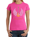 Pink XXL Women's Word Art T-Shirt - LYRICS TO FREEBIRD