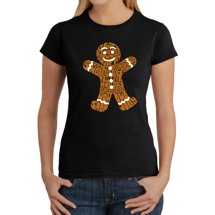 Gingerbread - Women's Word Art T-Shirt