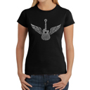Black Large Women's Word Art T-Shirt - Amazing Grace