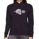 Black XL 90's Rappers - Women's Word Art Hooded Sweatshirt
