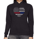  American Woman - Women's Word Art Hooded Sweatshirt