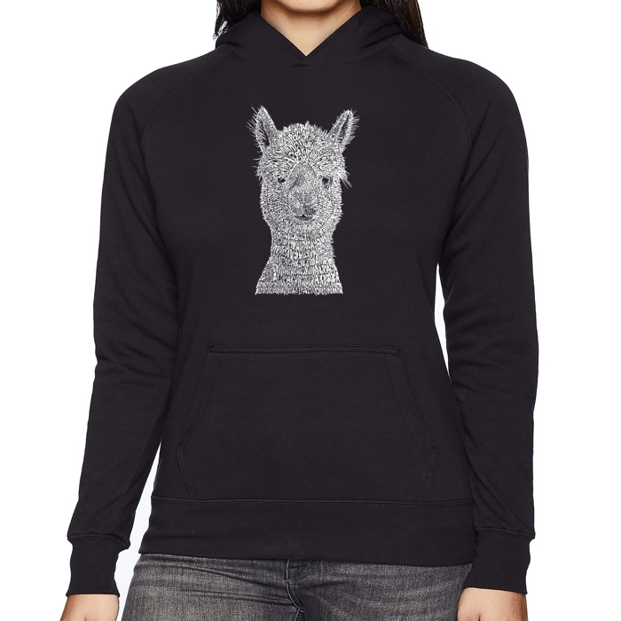 Alpaca - Women's Word Art Hooded Sweatshirt