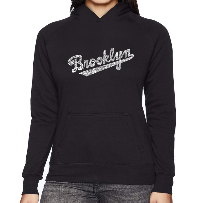 Brooklyn Neighborhoods - Women's Word Art Hooded Sweatshirt
