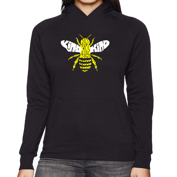 Bee Kind - Women's Word Art Hooded Sweatshirt