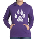 Purple XXL Dog Mom - Women's Word Art Hooded Sweatshirt