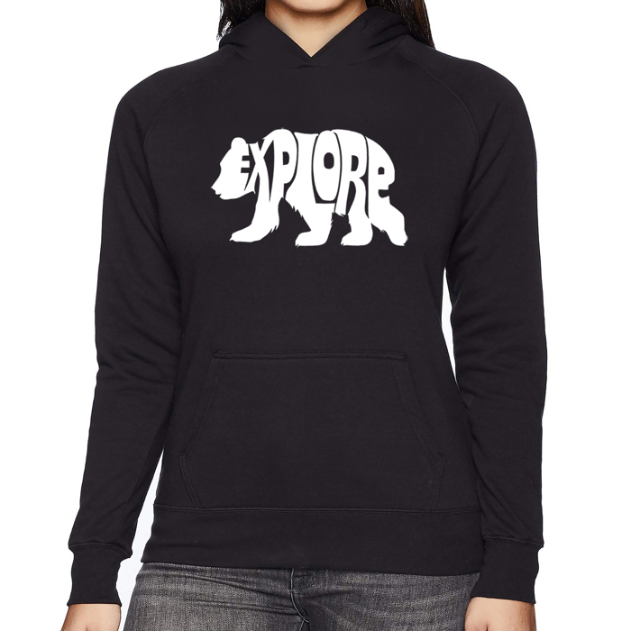 Explore - Women's Word Art Hooded Sweatshirt