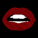  Fabulous Lips - Women's Word Art Hooded Sweatshirt