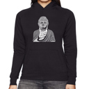  Buddha - Women's Word Art Hooded Sweatshirt