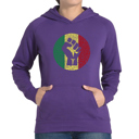 Purple XXXL Get Up Stand Up - Women's Word Art Hooded Sweatshirt