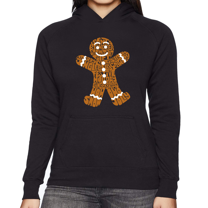 Gingerbread - Women's Word Art Hooded Sweatshirt