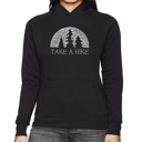 Black Small Nature Lover - Women's Word Art Hooded Sweatshirt