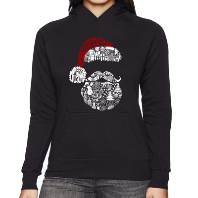 Santa Pics - Women's Word Art Hooded Sweatshirt