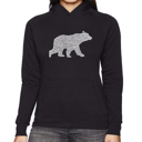 Black XL Mama Bear - Women's Word Art Hooded Sweatshirt