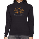  Namaste - Women's Word Art Hooded Sweatshirt