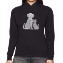  Dogs and Cats - Women's Word Art Hooded Sweatshirt