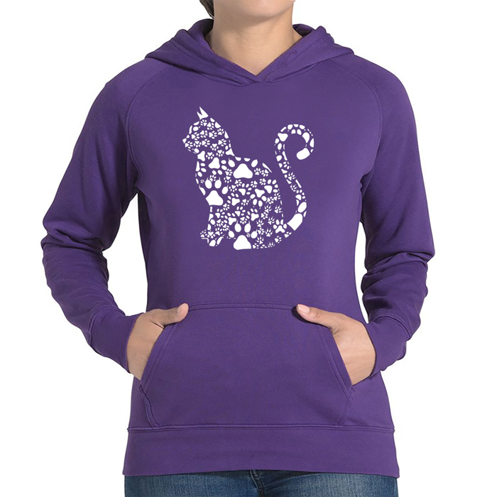 Cat Claws - Women's Word Art Hooded Sweatshirt
