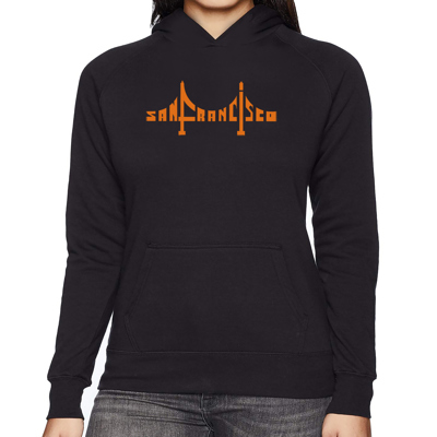San Francisco Bridge - Women's Word Art Hooded Sweatshirt