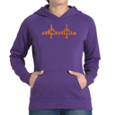  San Francisco Bridge - Women's Word Art Hooded Sweatshirt