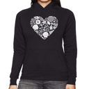  Sea Shells - Women's Word Art Hooded Sweatshirt