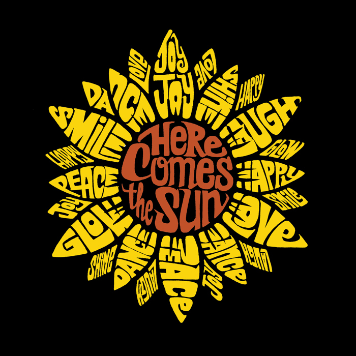 Sunflower - Women's Word Art Hooded Sweatshirt