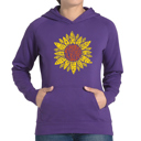  Sunflower - Women's Word Art Hooded Sweatshirt