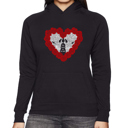 Black Small Til Death Do Us Part - Women's Word Art Hooded Sweatshirt