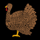 Thanksgiving - Women's Word Art Hooded Sweatshirt