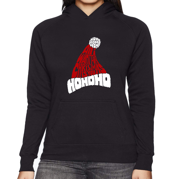 All I Want For Christmas Is You - Women's Word Art Hooded Sweatshirt