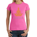 Pink XL Women's Word Art T-Shirt - Inhale Exhale