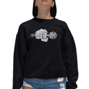 Black XL 90's Rappers - Women's Word Art Crewneck Sweatshirt