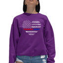  American Woman - Women's Word Art Crewneck Sweatshirt