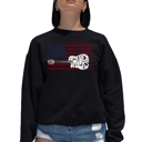 Black XL America Rocks - Women's Word Art Crewneck Sweatshirt