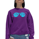  Beach Vibes - Women's Word Art Crewneck Sweatshirt