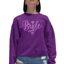 Pink XL Bride - Women's Word Art Crewneck Sweatshirt
